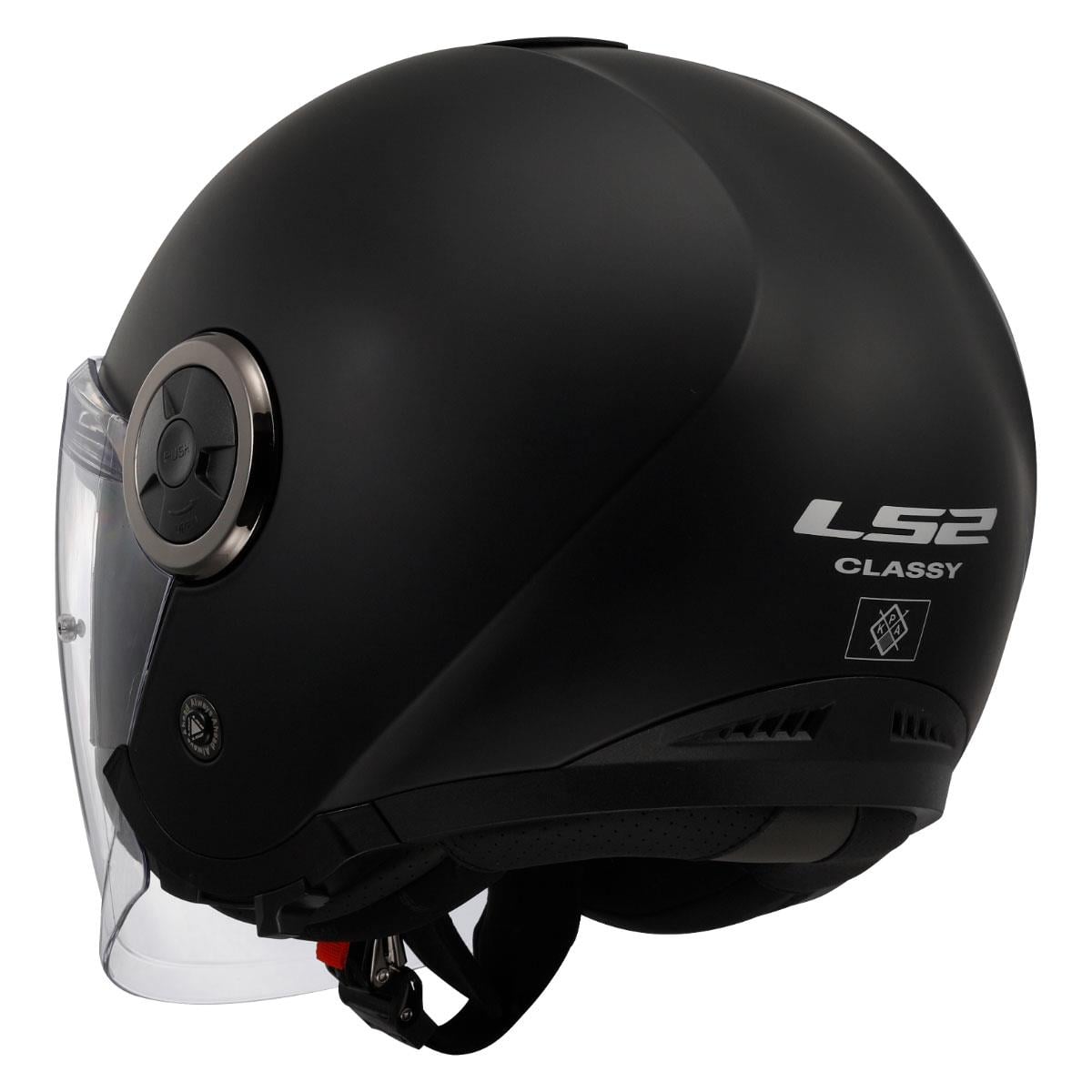 LS2 CLASSY MAT SİYAH KASK