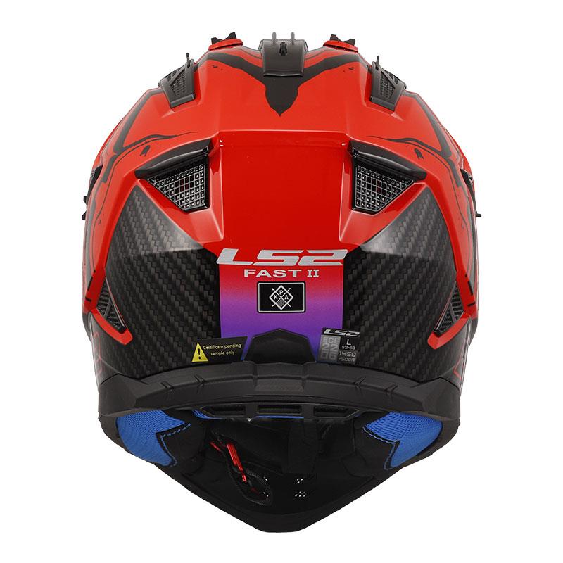 LS2 FAST 2 WASH KIRMIZI KASK