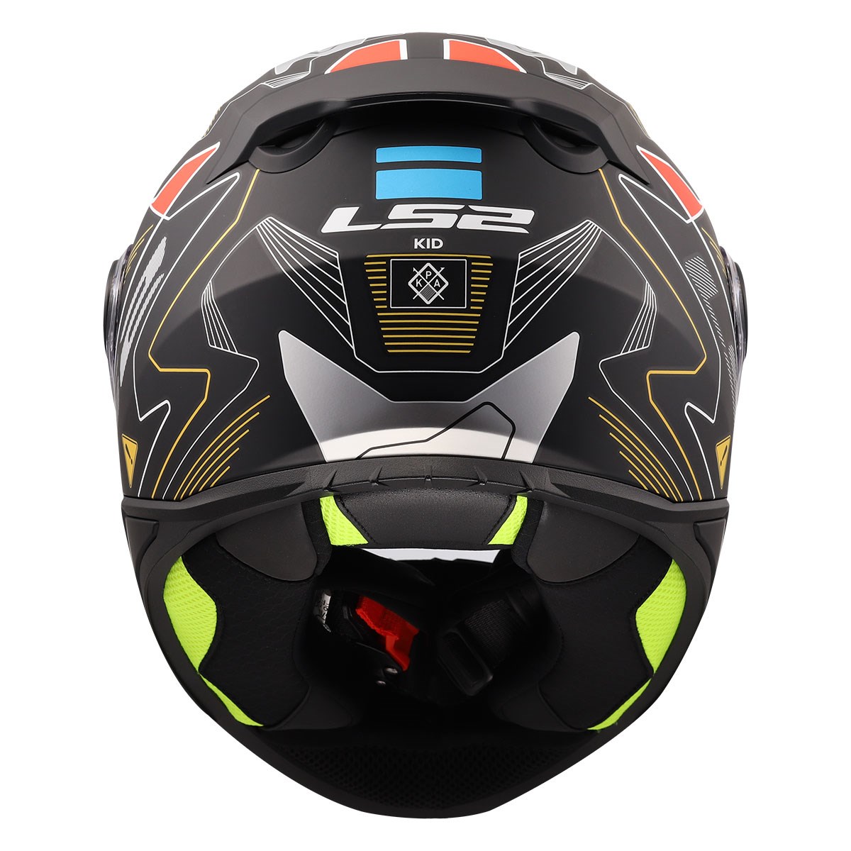 LS2 KID ZERO GRİ-KIRMIZI ÇOCUK KASK