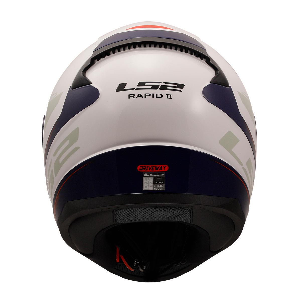 LS2 RAPID 2 DRIVEWAY BEYAZ-MAVİ KASK