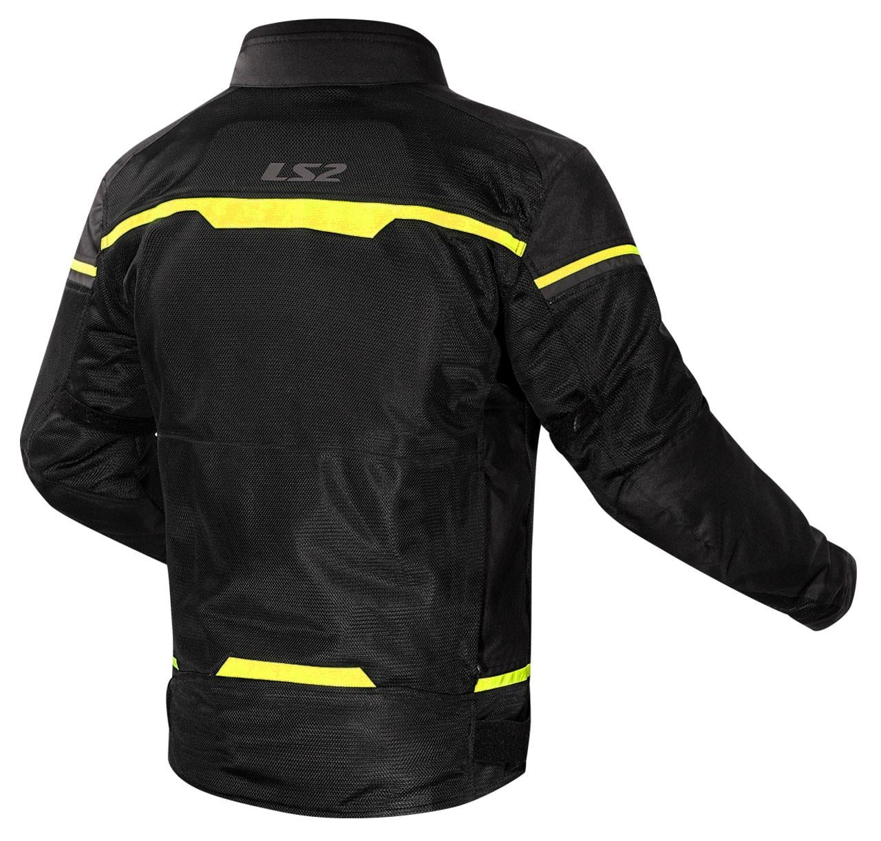 LS2 RIVA MONT SİYAH-NEON SARI