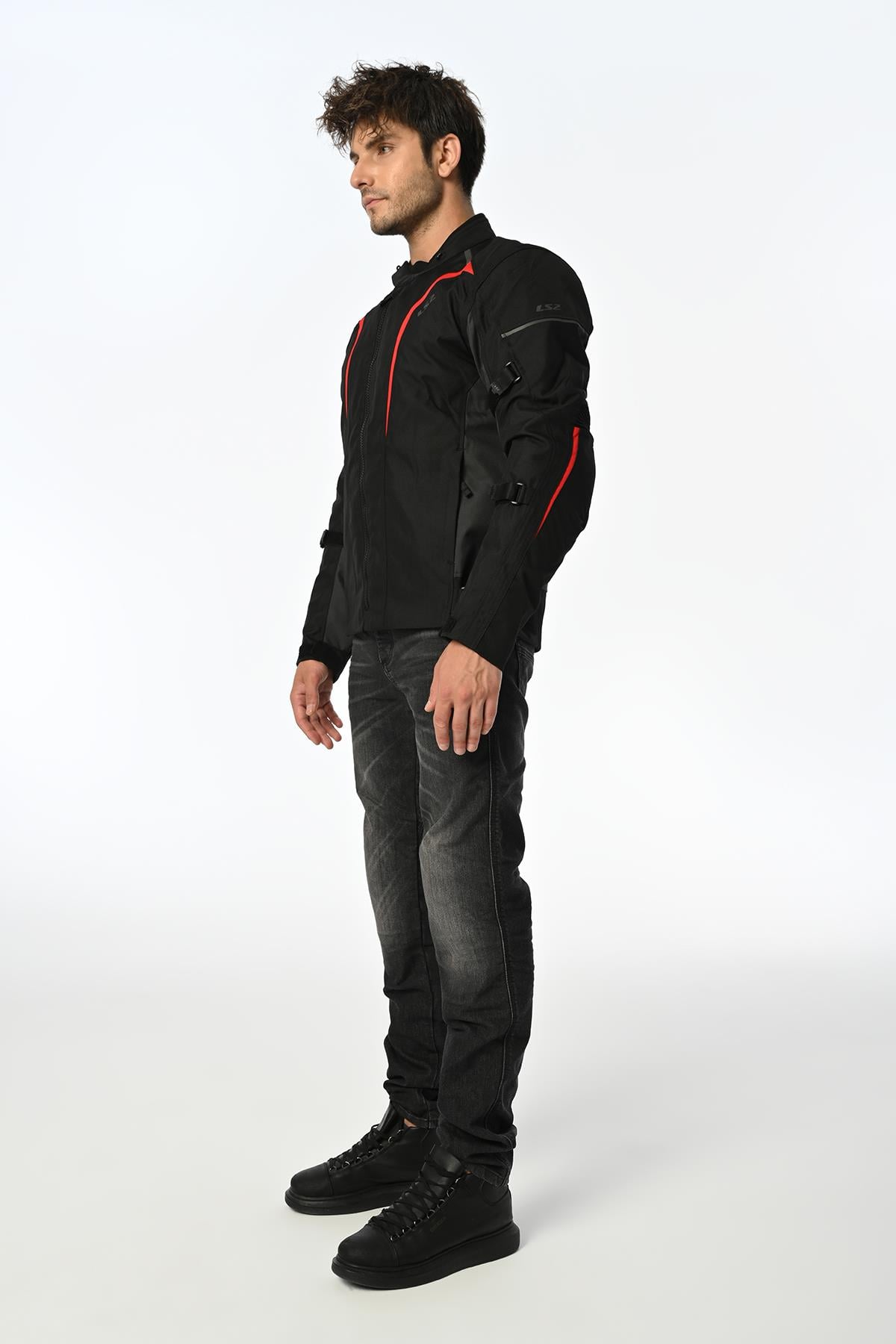 LS2 SEPANG MONT SİYAH-GRİ-KIRMIZI