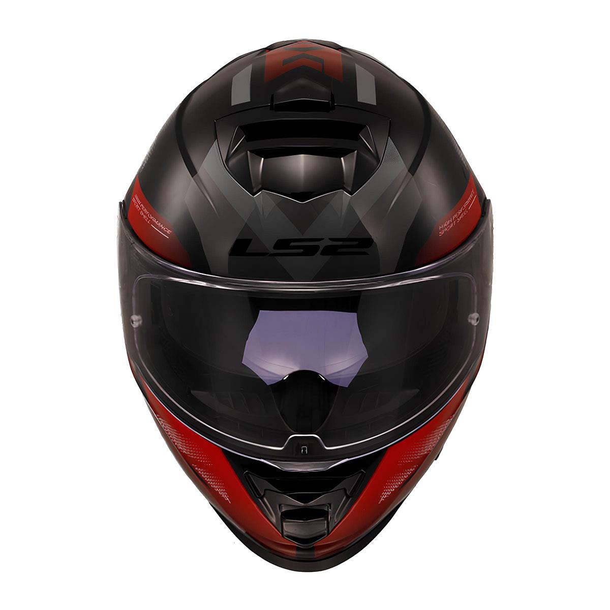LS2 STORM 2 KRONOS KIRMIZI-GRİ KASK