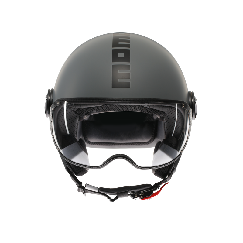 MOMO KASK/ FGTR CLASSIC MONO MATT GREY/BLACK