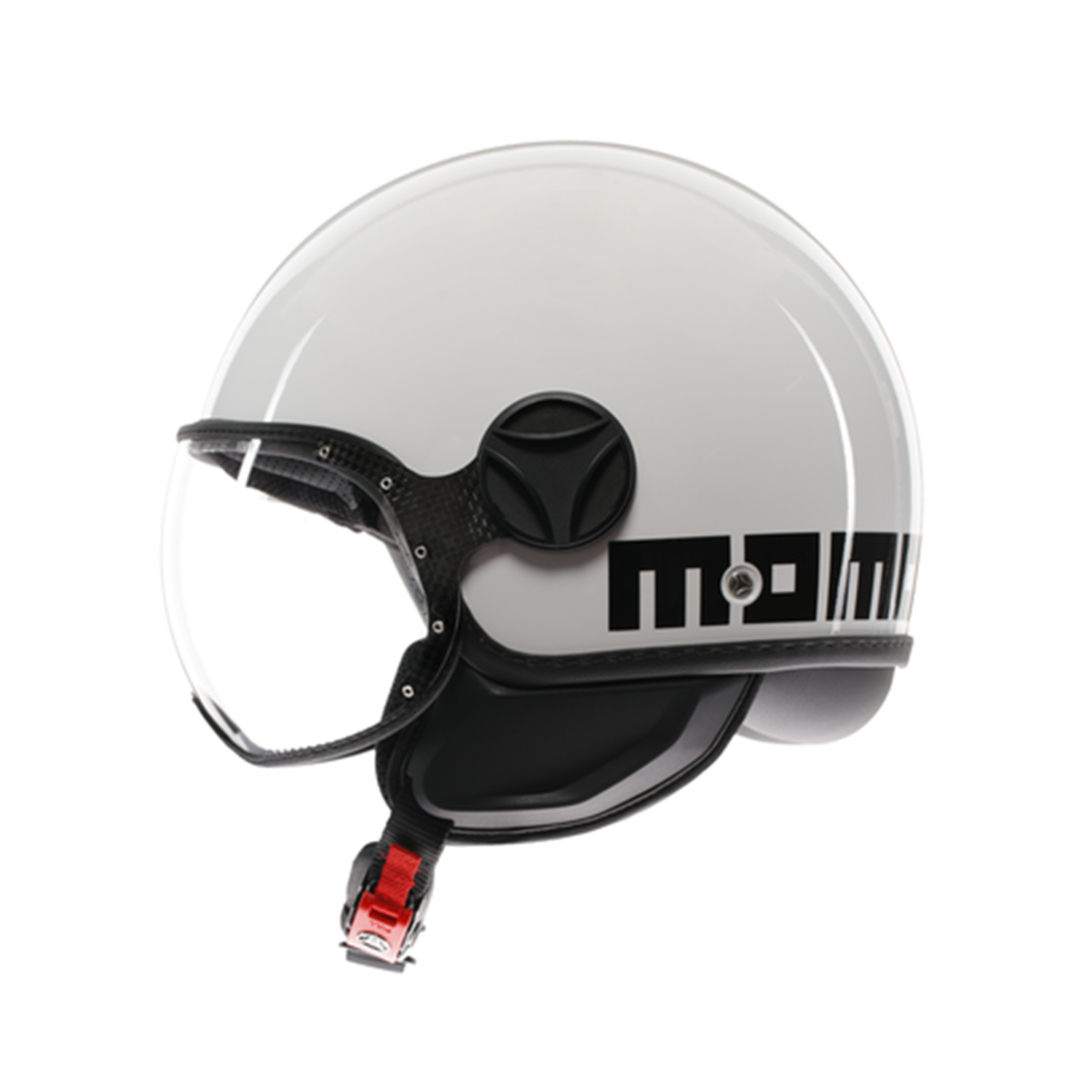 MOMO KASK/ FGTR CLASSIC MONO WHITE/BLACK