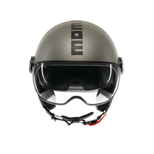 MOMO KASK/FGTR EVO MOMO MONO MATT TIT.FROST BLK