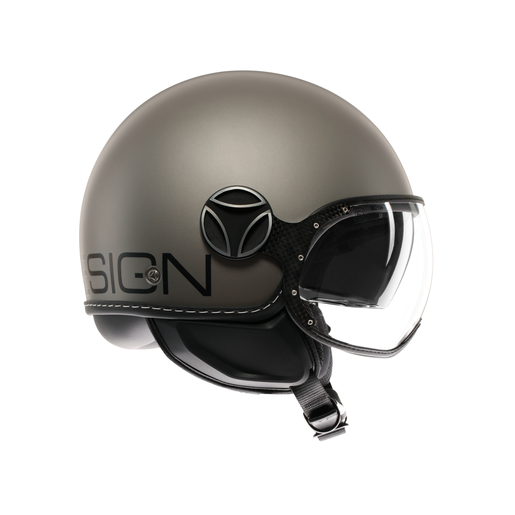 MOMO KASK/FGTR EVO MOMO MONO MATT TIT.FROST BLK