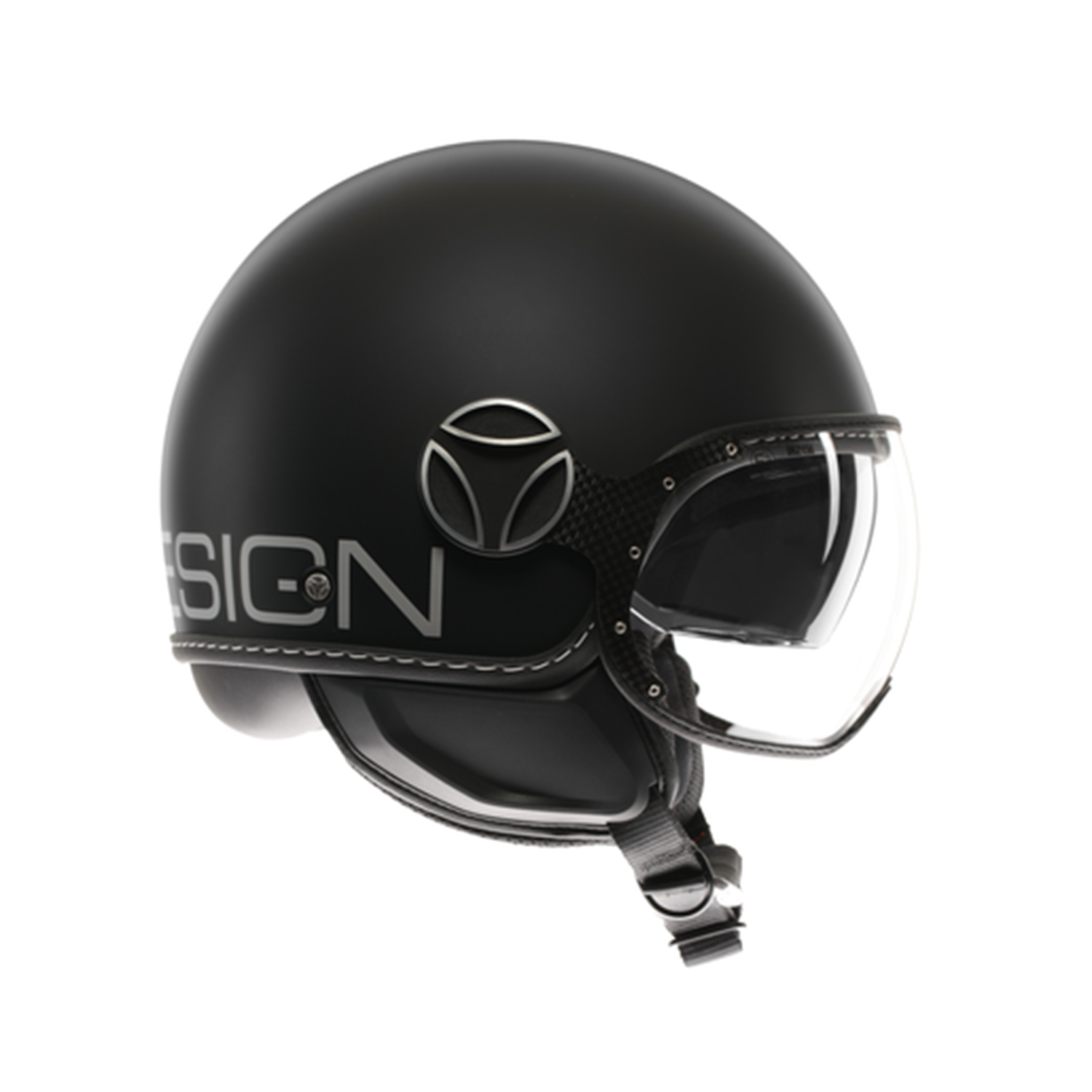 MOMO KASK/FGTR EVO MOMODESIGN MONO MATT BLAK SILVER