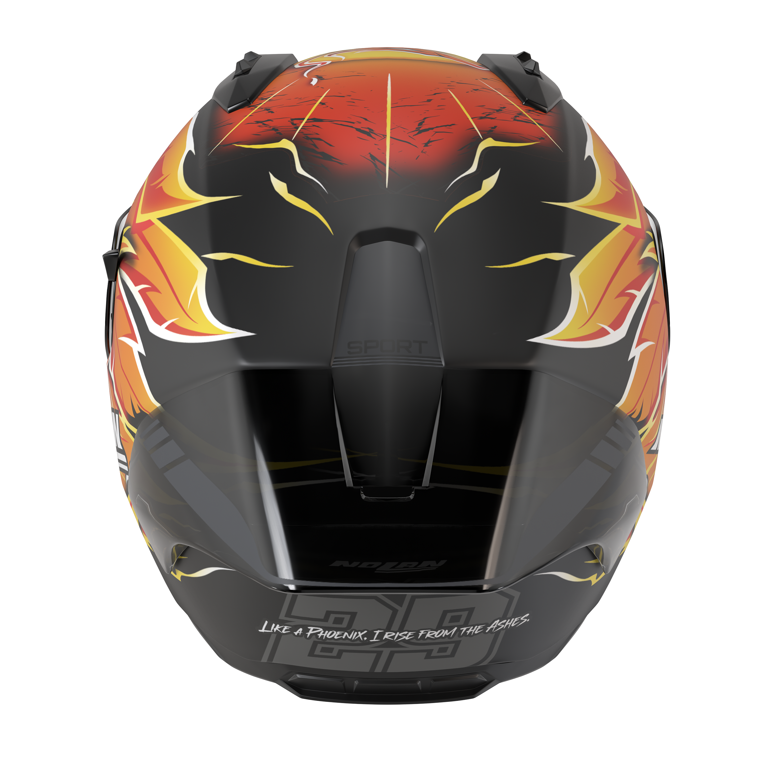 N60-6 Sport Kapalı Motosiklet Kaskı Replica Iannone 360