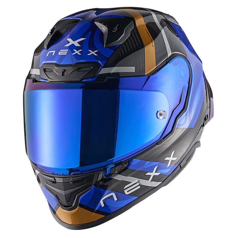 NEXX X.R3R SWIRL KARBON MAVİ KASK