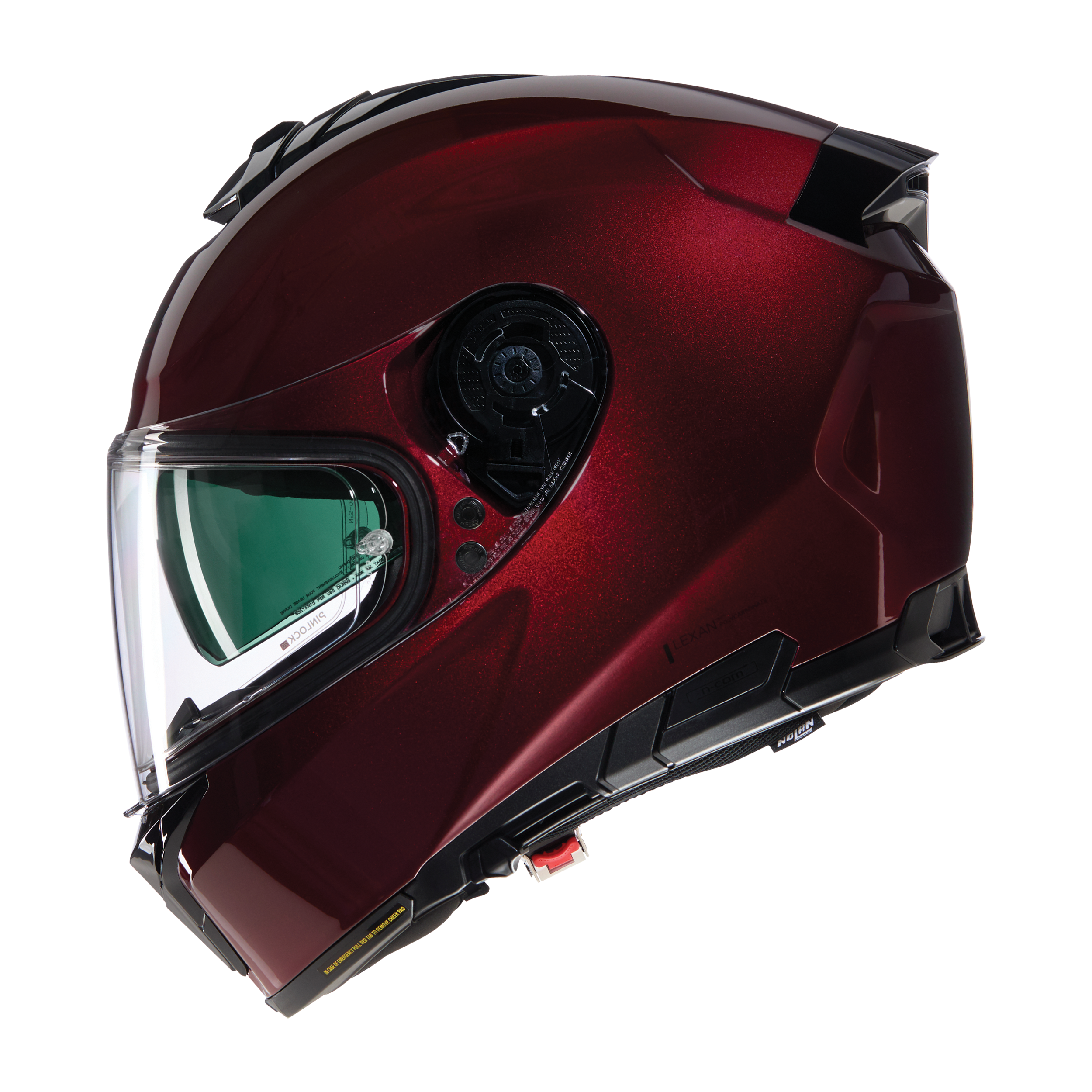 NOLAN N80-8 CLASSICO NOBILE 321 KAPALI KASK PARLAK BORDO