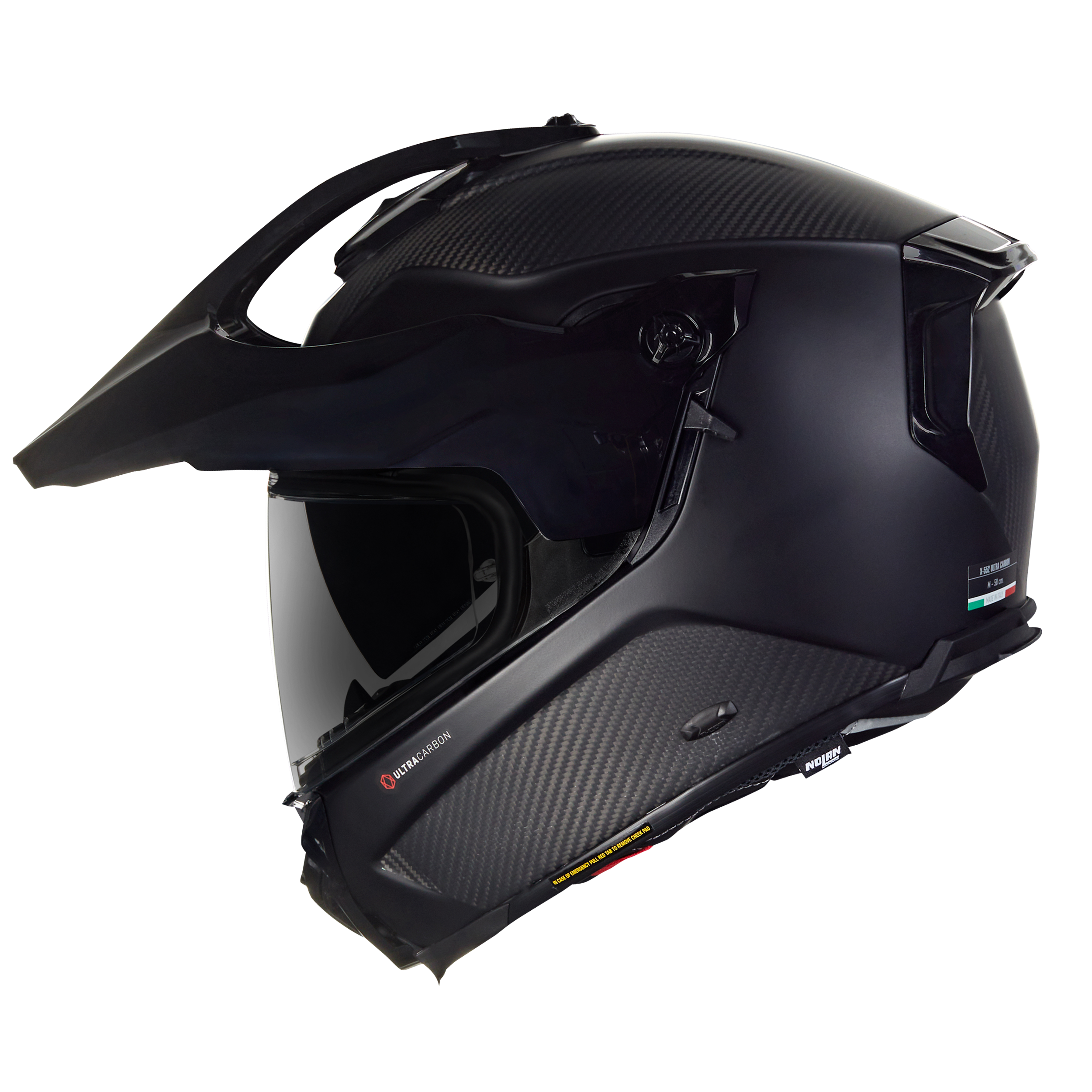 NOLAN X-552 ULTRA TRIPLONERO  323 KARBON KAPALI TEREKLİ KASK MAT
