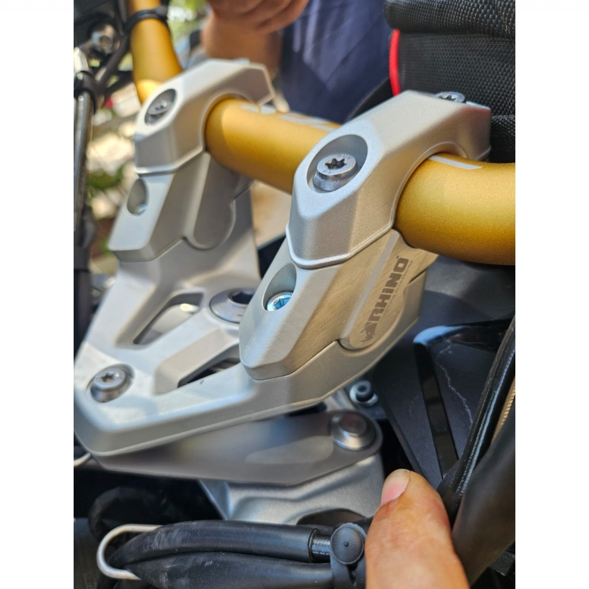 RHINO 35/25 mm STYLE BARBACK GİDON YÜKSELTME MAT GRİ BMW R1300GS /ADV
