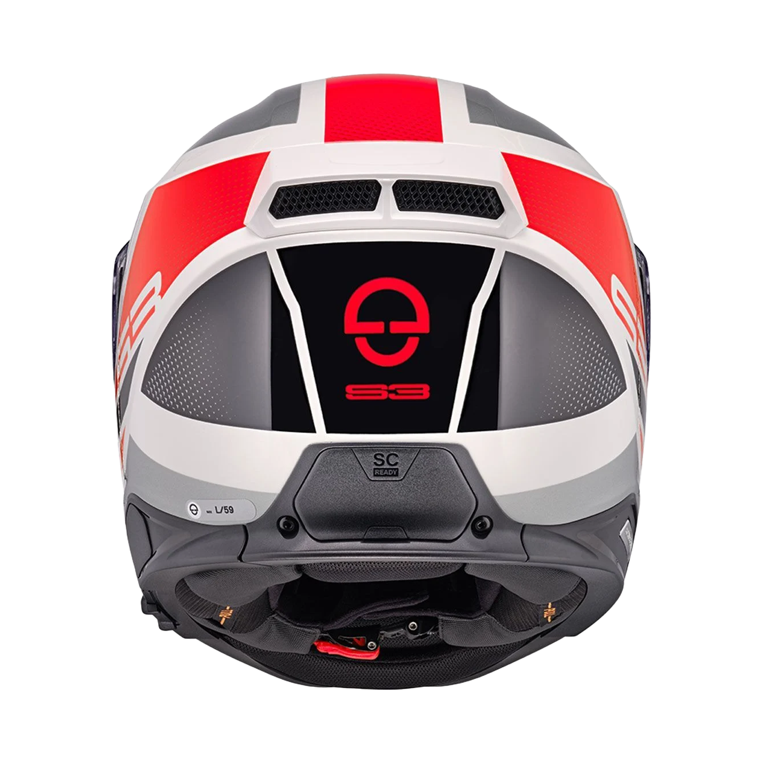 S3 Kapalı Motosiklet Kaskı Daytona Red