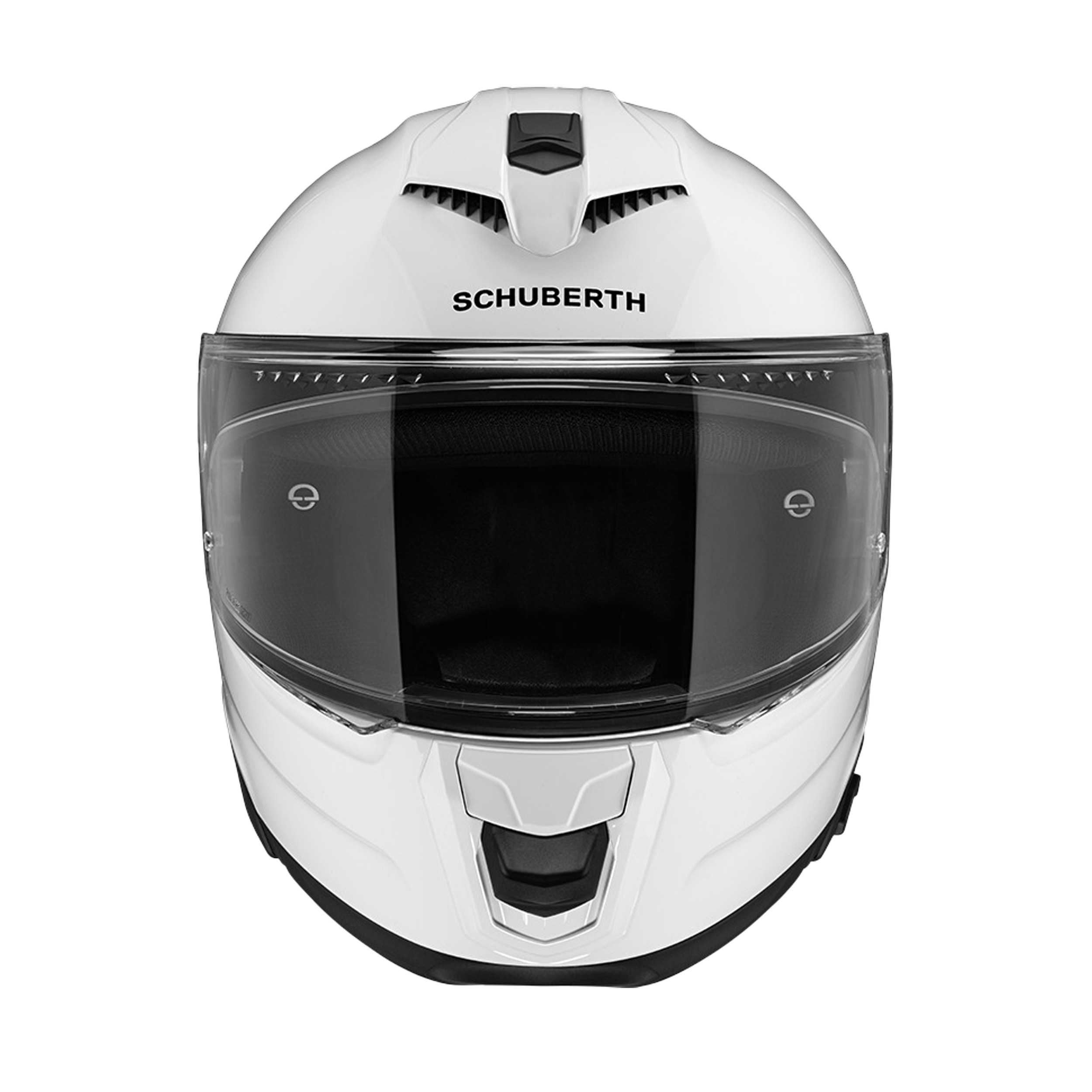 S3 Kapalı Motosiklet Kaskı Glossy White