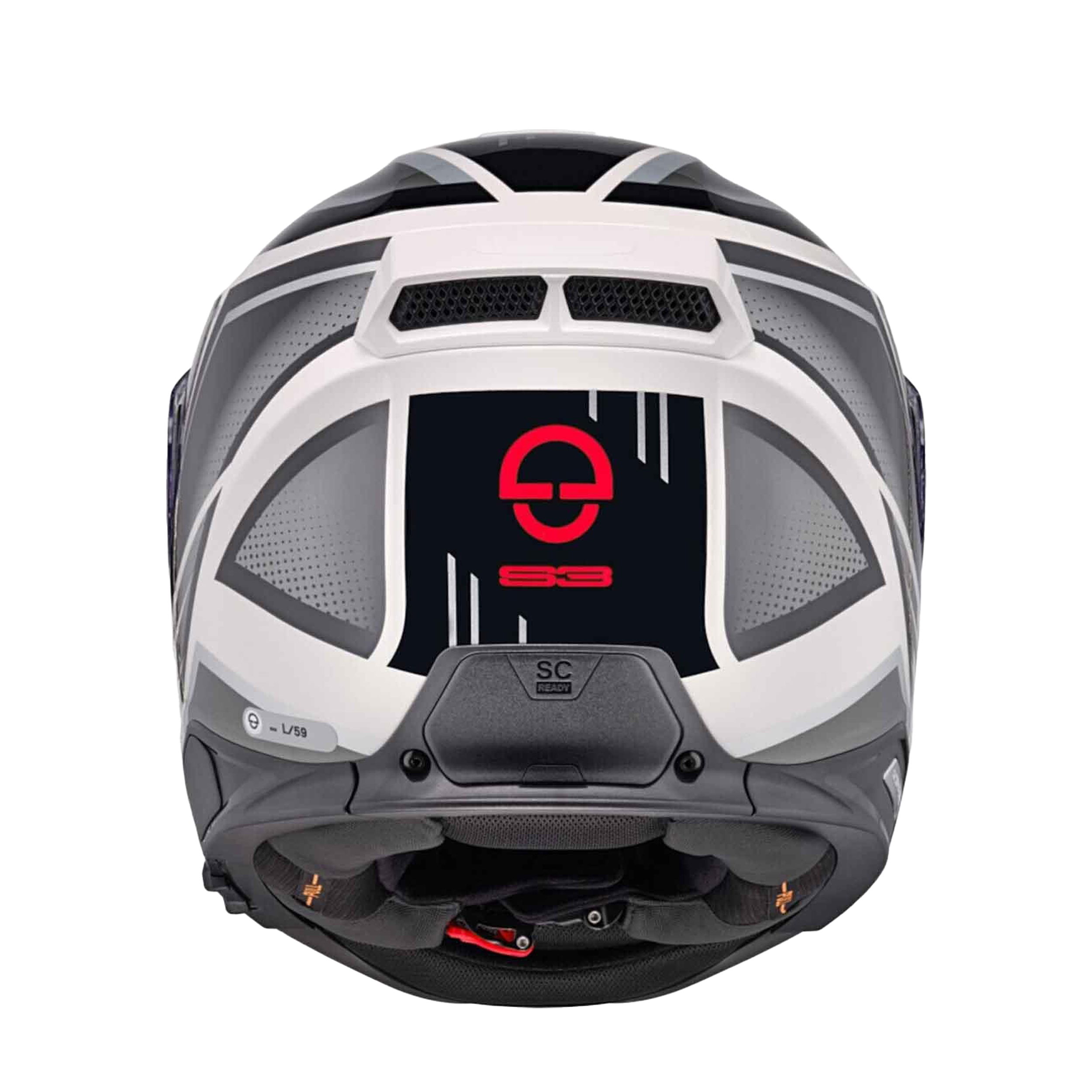 S3 Kapalı Motosiklet Kaskı Storm Silver