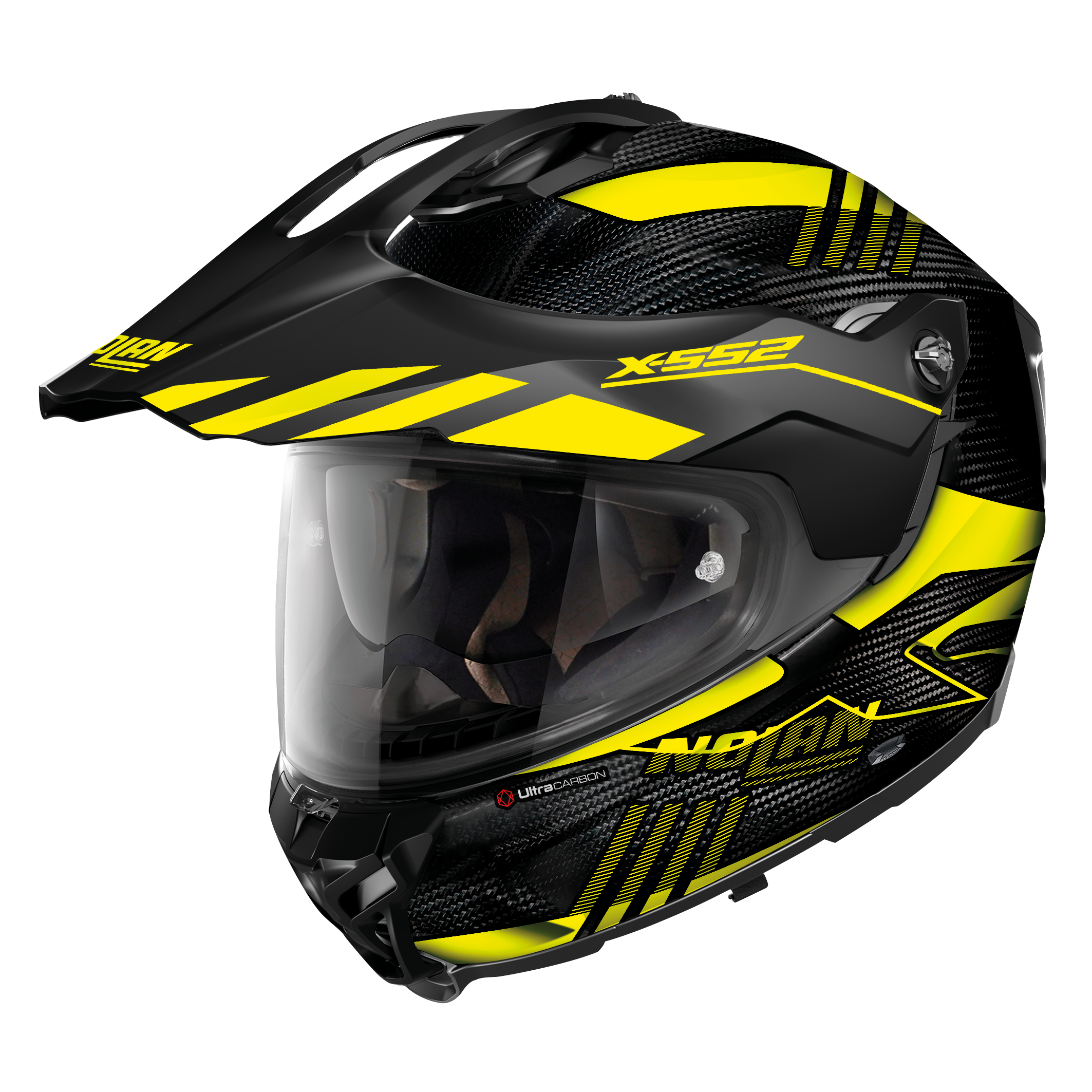 X-552 ULTRA WINGSUIT 026 KAPALI SİPERLİKLİ KARBON MOTOSİKLET KASKI