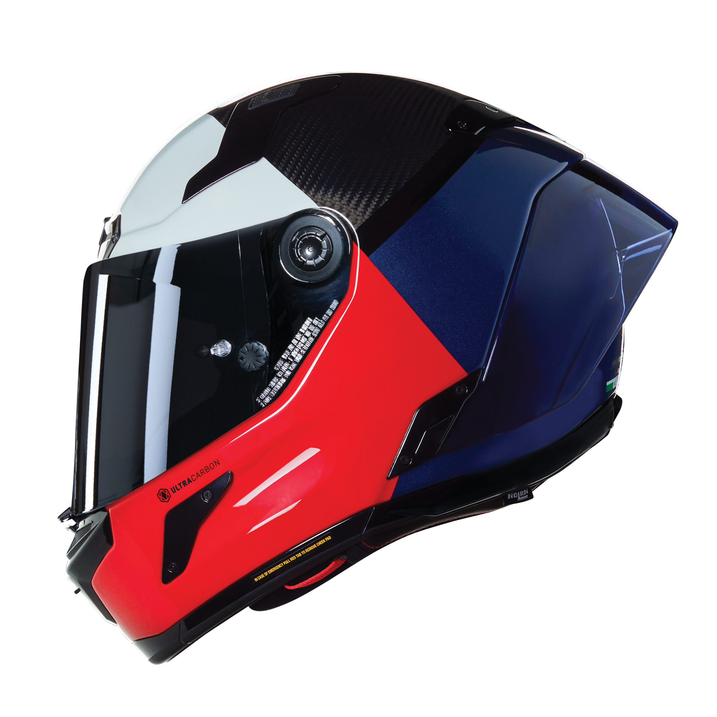 X-804 RS Ultra Carbon Kapalı Motosiklet Kaskı Blocco 348
