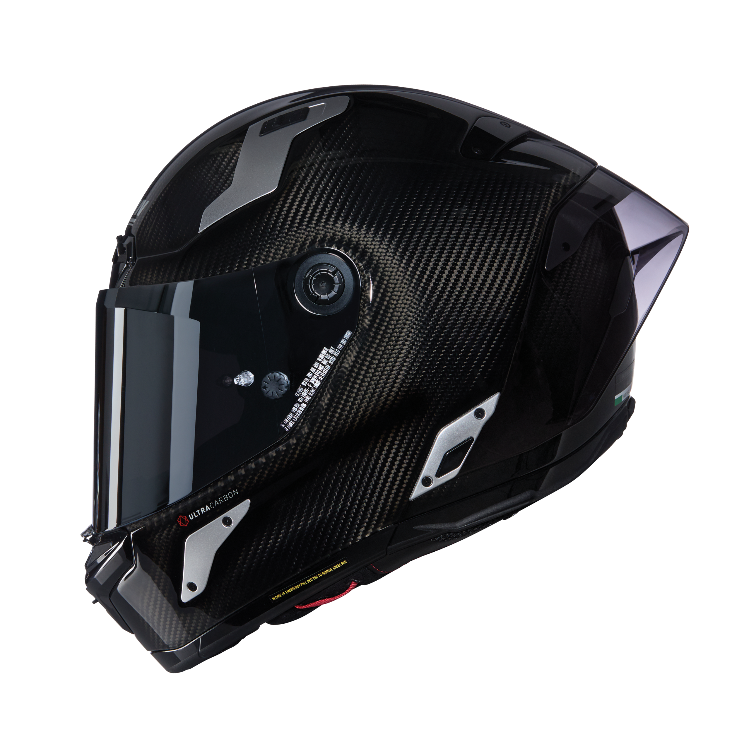 X-804 RS Ultra Carbon Kapalı Motosiklet Kaskı Argento 332