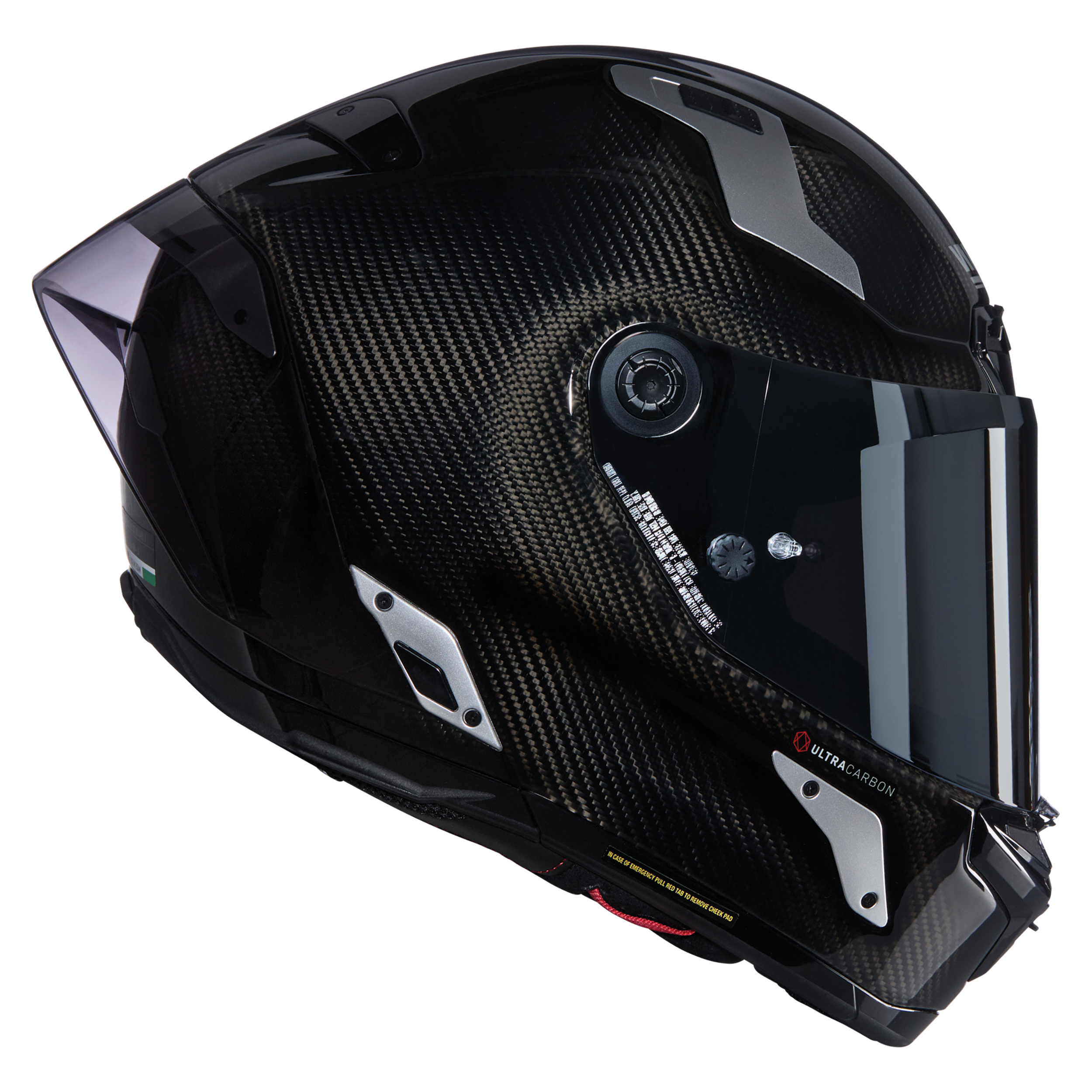 X-804 RS Ultra Carbon Kapalı Motosiklet Kaskı Argento 332