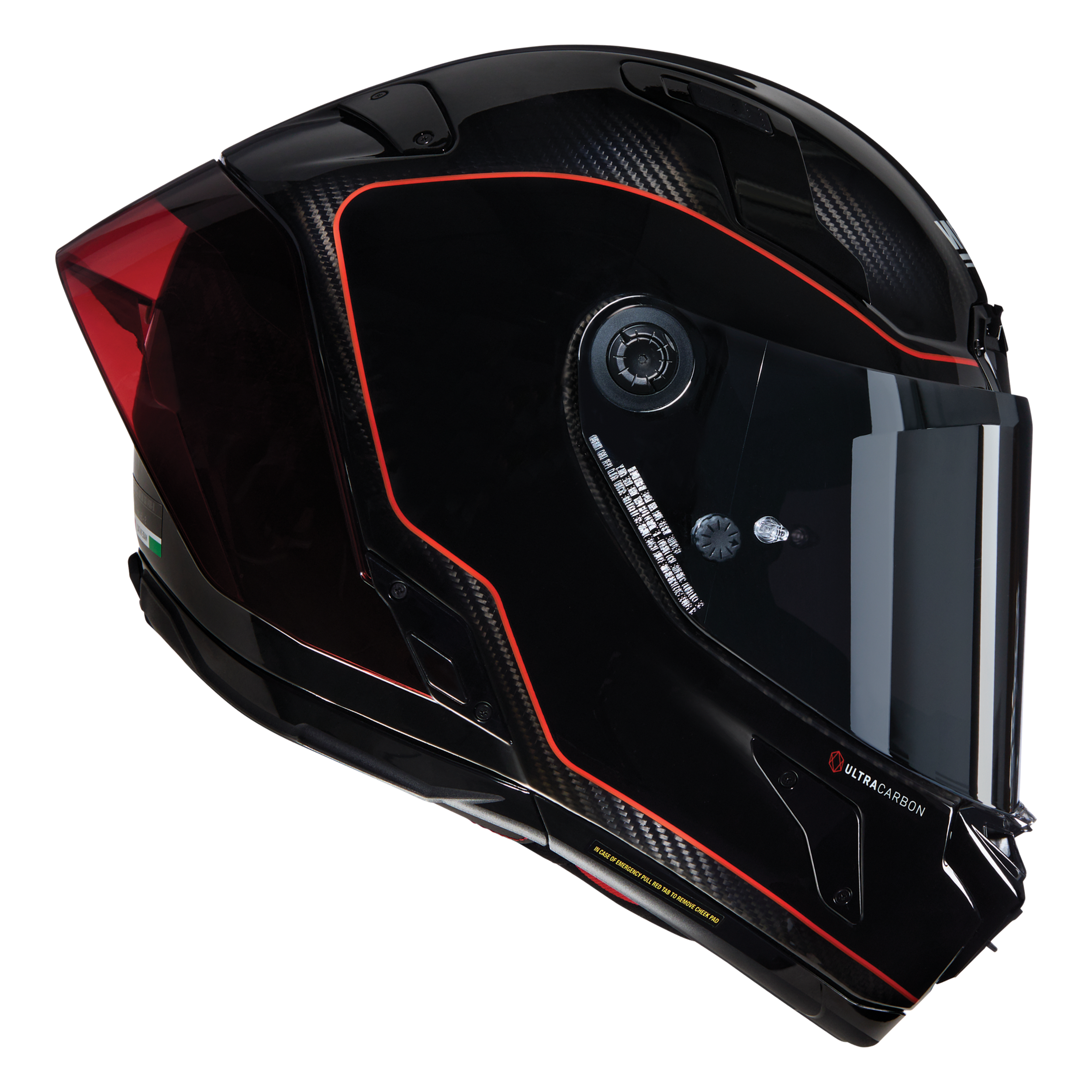 X-804 RS Ultra Carbon Kapalı Motosiklet Kaskı Asso Di Picche 342
