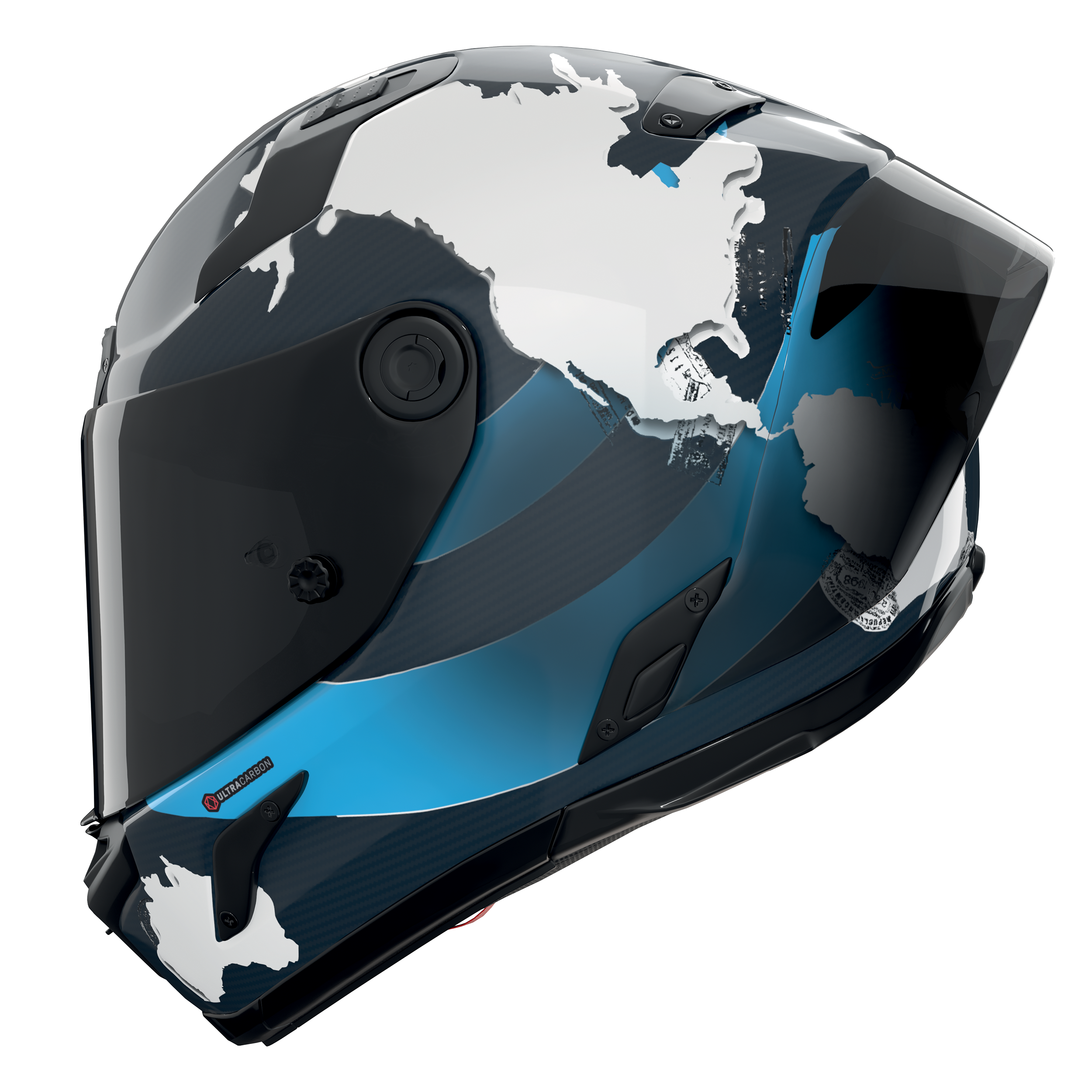 X-804 RS Ultra Carbon Kapalı Motosiklet Kaskı 30SE 355