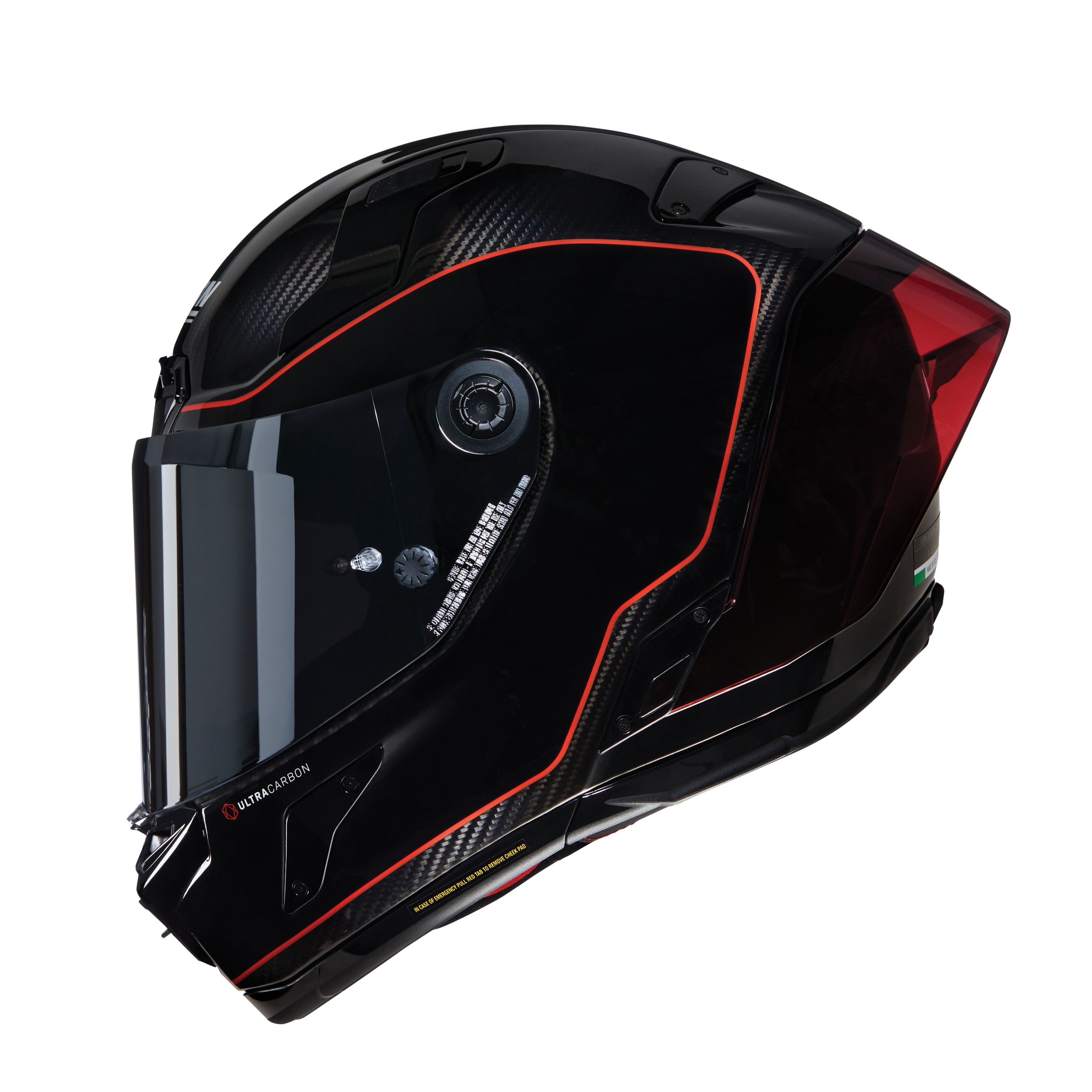 X-804 RS Ultra Carbon Kapalı Motosiklet Kaskı Asso Di Picche 342