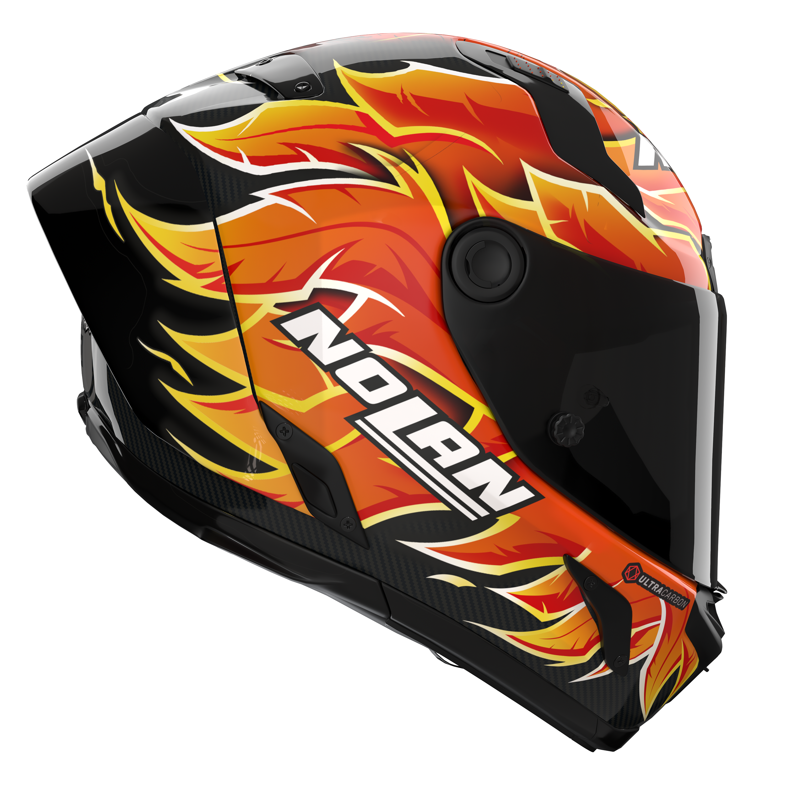 X-804 RS Ultra Carbon Kapalı Motosiklet Kaskı Replica Iannone 368