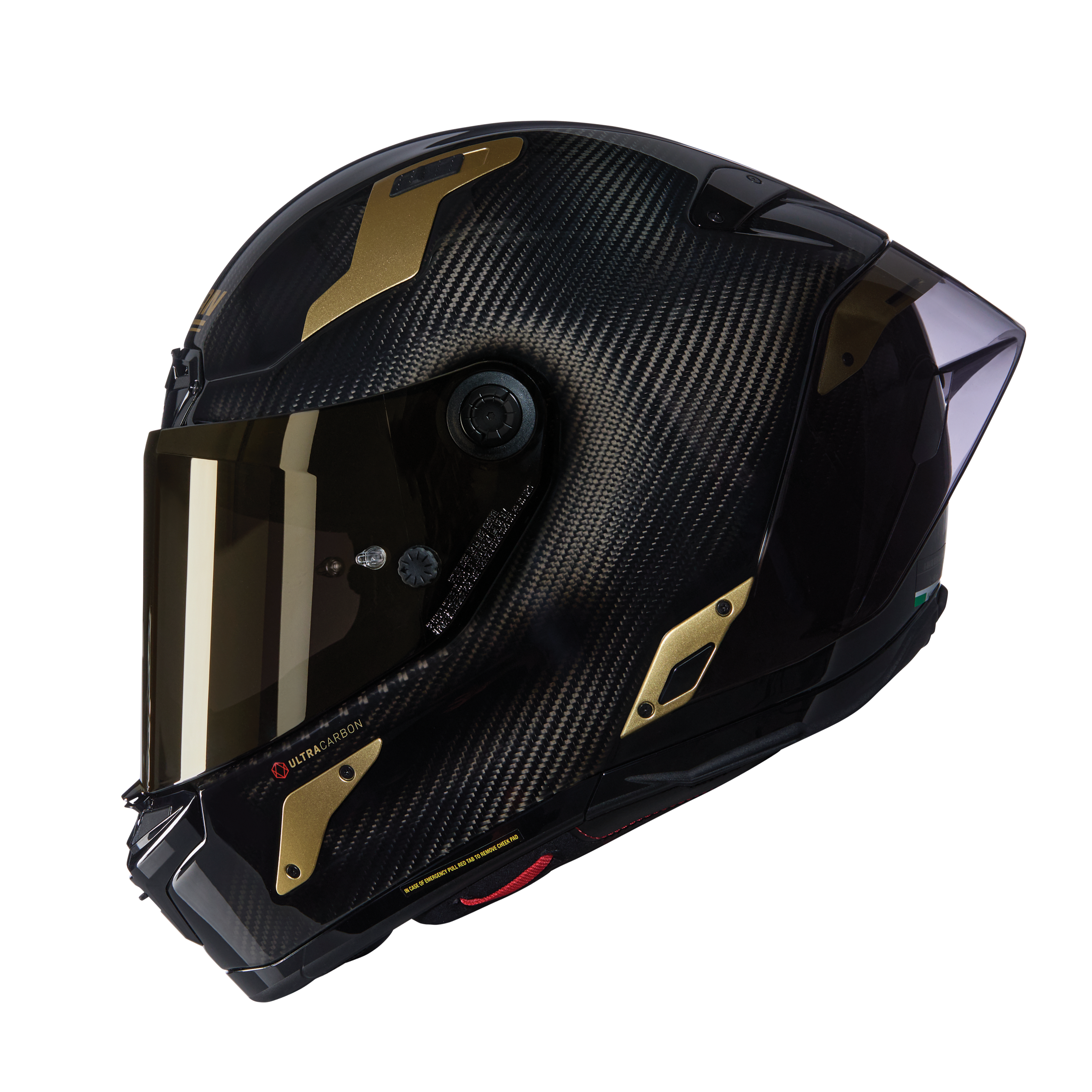 X-804 RS Ultra Carbon Kapalı Motosiklet Kaskı Aureo 330
