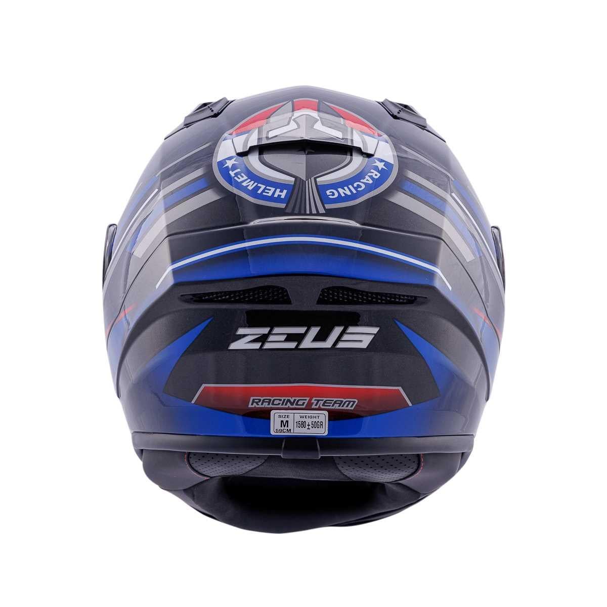 ZEUS KASK/ZS-826 PEARL BLACK BK15 BLUE