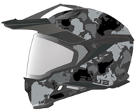 ZEUS KASK/ZS-913 BF6 MATT BLACK GREY BLACK SILVER PLK