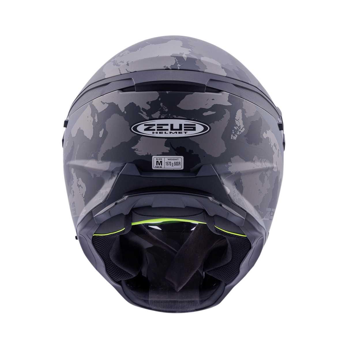 ZEUS KASK/ZS-913 BF6 MATT BLACK GREY BLACK SILVER