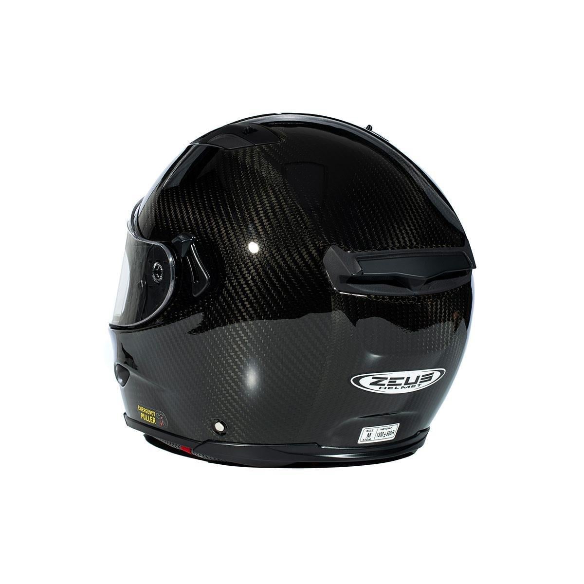 Zeus ZS-1800B Gloss Carbon Kapalı Kask