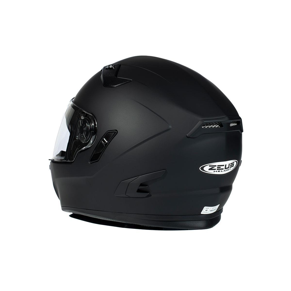 Zeus ZS-813A Matt Black Kapalı Kask