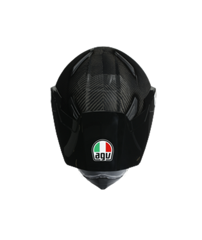 Agv AX9 Mono Glossy Carbon Kapalı Kask