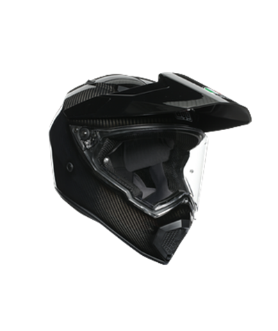 Agv AX9 Mono Glossy Carbon Kapalı Kask