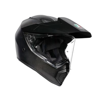 Agv AX9 Solid Matt Carbon Kapalı Kask
