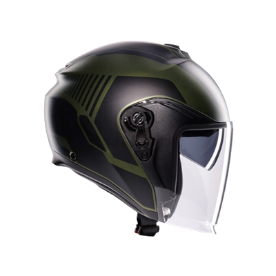 Agv Irides Sakai Matt Green Black Açık Kask
