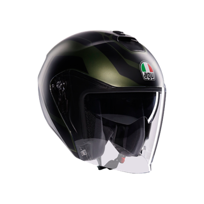 Agv Irides Sakai Matt Green Black Açık Kask