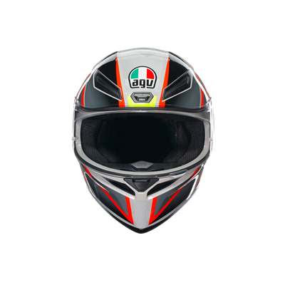 Agv K1 S Blipper Grey Red Kapalı Kask