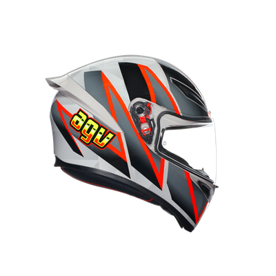 Agv K1 S Blipper Grey Red Kapalı Kask