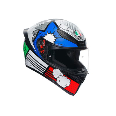 Agv K1S Bang Matt Blue Kapalı Kask