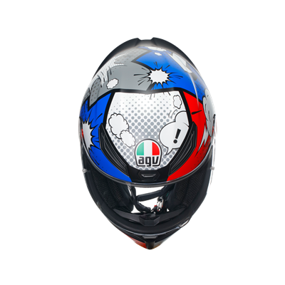 Agv K1S Bang Matt Blue Kapalı Kask