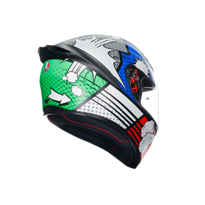 Agv K1S Bang Matt Blue Kapalı Kask