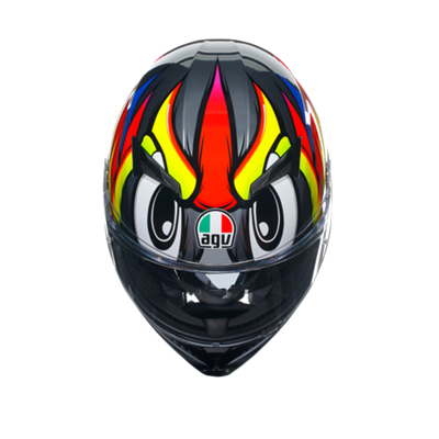 Agv K3 Birdy 2.0 Grey Yellow Red Kapalı Kask