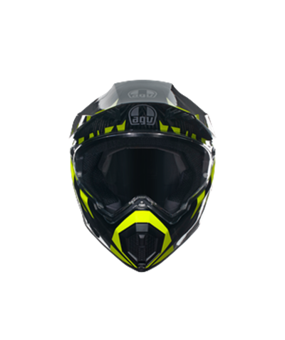 AGV KASK/ AX9 E2206 MPLK STEPPA CARBON/GREY/YELLOW MO124 /