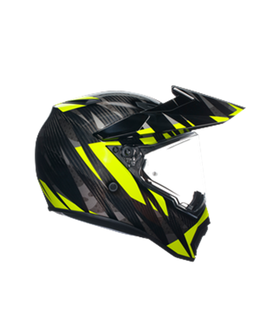 AGV KASK/ AX9 E2206 MPLK STEPPA CARBON/GREY/YELLOW MO124 /