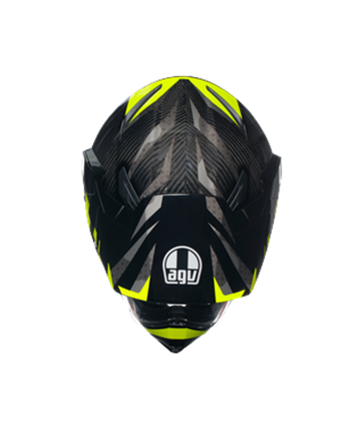 AGV KASK/ AX9 E2206 MPLK STEPPA CARBON/GREY/YELLOW MO124 /