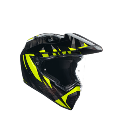 AGV KASK/ AX9 E2206 MPLK STEPPA CARBON/GREY/YELLOW MO124 /
