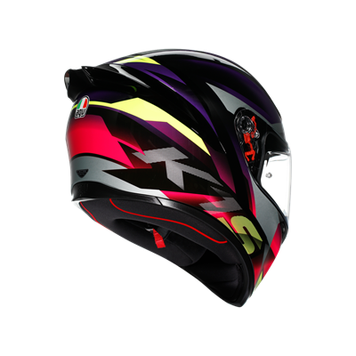 AGV KASK/K1 S E2206 FASTLAP BLACK PURPLE PINK M0196 FASTLAP